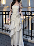 New [Iris Jasmine] Niche High-End Sling Dress Adult Fishtail Birthday Dress HZ0628