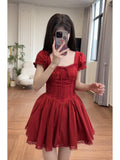 A line Spaghetti Straps Short Homecoming Dresses Party Dress Birthday Outfits SD1204