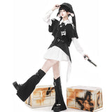 Teased Original Nocturnal Rabbit Lolita Girl Lolita Dress Dress Dress Leg Set 7045