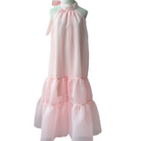 New Girl Feeling Solid Color Sweet Sleeveless Dress Dress Loose Age-Sensitive Atmosphere Long Dress