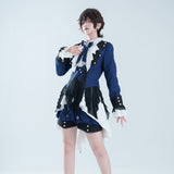 Teased Original Chris Wicked Son Lolita Women's Coat Dress Pants Lolita Dress Set 7153