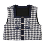 Swallow Planet Chinese Style Improve The Chinese Element Of Women's Coat Vest Shirt Half Skirt Set 6954