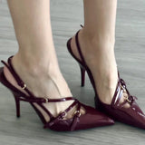 Yuanying's Same Fur Heeled Sandals With Cat Heel With High Heels High Quality Shoes