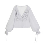 Design Grape Manor Chinese Style Women's Clothing Element Half Dress Set 8818