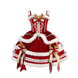 Jam Original Christmas Symphony Lolita Cloak Dress Cute Set 6941