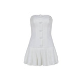 Summer 2025 New Hottie Sexy Body-Scaring Chest Under The Hem Dress Woman DJPT