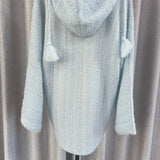 Hooded Knitted Shirt In Autumn 2024 New Soft-Cuckle Loose Coat
