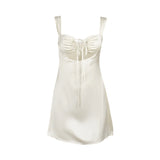 Summer 2025 New Sexy Bag Of Hips Temperament Strap A-Shaped Dress Woman DJPT