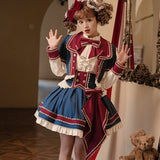 Star Idol Lolita Shirt Half Dress Everyday Cute Lolita Sweet Dress Set 6913