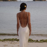 Summer 2025 New Temperament Dress Sexy Showy With Back-Singy Temperament Dress Woman DJPT