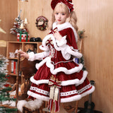Jam Original Christmas Symphony Lolita Cloak Dress Cute Set 6941