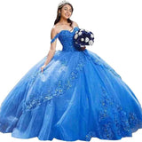 Yarn Vocal Solo Dress 2025 Blue Three-Dimensional Flowers High-End Feel Fluffy Skirt Tug Tail Heavy Industry Performance Clothes Female