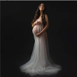 Fashion Pregnant Women Take The Costume Dress Studio To Shoot The Atmospheric American Net Nail Pearl Fairy Pregnant Mother Mimi Photo Maternity