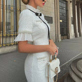 New On-Line Hot Selling Coarse-Fang Small Fragrant Style Dress DJPT