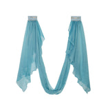 Design Blue Water Han Suit Women Dunhuang Western Wind Coat Slings Half Skirt Set 9061