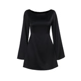 Temperament Belt Ribbon Ribbon Dress Woman Autumn Fashion Elegant Casual Bodybrace Ass Skirt DJPT