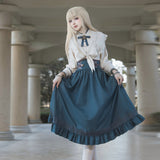 Teased Original Nameless Lament Lolita Girl Lolita Shawl Shawl Half Dress Daily Sweet Suit 7174