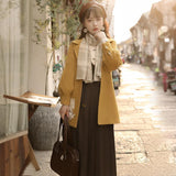 Design Autumn Whisper Chinese Style Improvement Chinese Style Shirt Skirt Scarf Hair Coat 6666