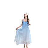 Seaside Resort Sling Dress Women's Summer Loose Temperament Beach Dress
