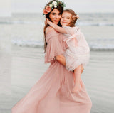 Chiffon Sexy Loose Tailed Shoulder Pregnant Skirt Maternity