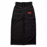 New Y2k High Street Gradient Loose Straight Jeans Men And Women's Same Trendy Jeans DJPT