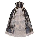 Design Butterfly Clock Op Lolita Sling Skirt Everyday Cute Lorita Sweet Skirt 6616