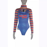 Sexy Sportswear Wish Burst Compact Print Halloween Women's Two Sets DJPT