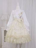 Design Poem With Flower Lolita Dress Female Everyday Cute Lolita Sweet Dress 7002