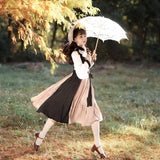 Design Dusk Chinese Style Improvement Han Elements Hanfu Women's New Chinese Top Dress Dress Set 8459