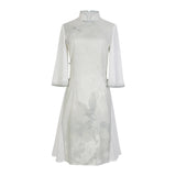 Design Lanting Sequence Chinese Wind Han Elements Daily Coat Dress Set Autumn And Winter 6708