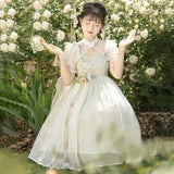 Design Wind Lily Jsk Man Element Dress Daily National Style Lolita Sweet Dress 6743