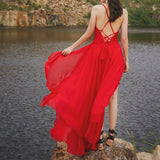 Tourism Photo Clothes Women's Seaside Resort Beach Dress Super Fairy White Bare Back Hanging Dress Fairy Dress