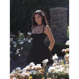 Fish Bone Sling Dress Summer Ballet Dopamine Wearing Sweet Waist Small White Dress