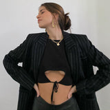 Sexy Fashion Women's Temperament Elegant Commute Long Print Slings Fishtail Dress Women DJPT