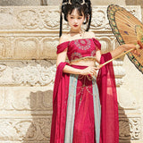 Changsheng Le Dunhuang Flying Sky Hanfu Female Exotic Style Han Elements Tianzhu Princess Set 8646