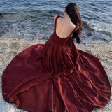 Tourism Wearing Bohemian Long Dress Dress To Take Pictures Of Sling Skirt Desert Red Skirt Women Summer