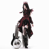 Jam Original Chief Assassin Lolita Girl Lolita Sleeve Sleeve Backs Shorts Set 7195