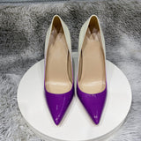 Color Spell Sexy 12Cm High Heels Ultra-Fine Heel Shoes Women's Shoes Gradually Change Color Net Red Large Size Single Shoes High Quality Shoes