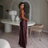 Summer New Women's V-Neck Sleeveless Temperament Waist Fashion Dress HZ0628