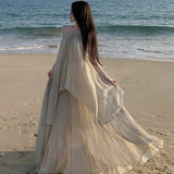 Wearing A Suit Hottie Bare Back Irregular Hanging Neck Vest Top Girl Summer 100 Folded Skirt Two Sets