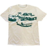 Street Hip-Hop Car Print Loose T-Shirts Men's Fashion Leisure Short-Sleeved Top DJPT