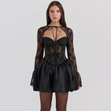 Autumn 2025 New Style Temperament Sexy Lace Strap A Dress Dress Woman DJPT