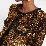 Temperament Famous Luminary Long-Sleeved Jacket 2025 New Autumn Match French Small Scented Blouse Top Beauty Coat