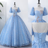 New Wedding Dress Student Art Exam Performance Vocal Beauty Solo Banquet Piano Performance Annual Puffy Skirt
