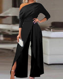 New Shoulder Formal Elegant Party Jumpsuit DJPT