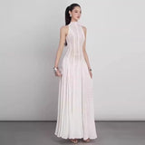 2025 Round-Neck Sleeveless Umbrella Dress Inside The Dress