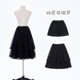 Design New Lolita Support Daily Skirt Soft Sister Half-Dress Fluffy Skirt 0573