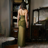 Sales 2025 New Sexy Fashion High-End Body-Scarped Fishtail Dress HZ0628