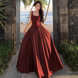 Tourism Wearing Bohemian Long Dress Dress To Take Pictures Of Sling Skirt Desert Red Skirt Women Summer
