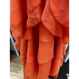 Women's Clothing Hanging Neck Sleeveless Backlace With Multi-Layer Lotus Edge Court Style Elegant Dress HZ0628